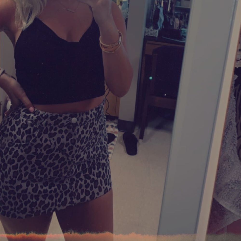 cheetah skirt